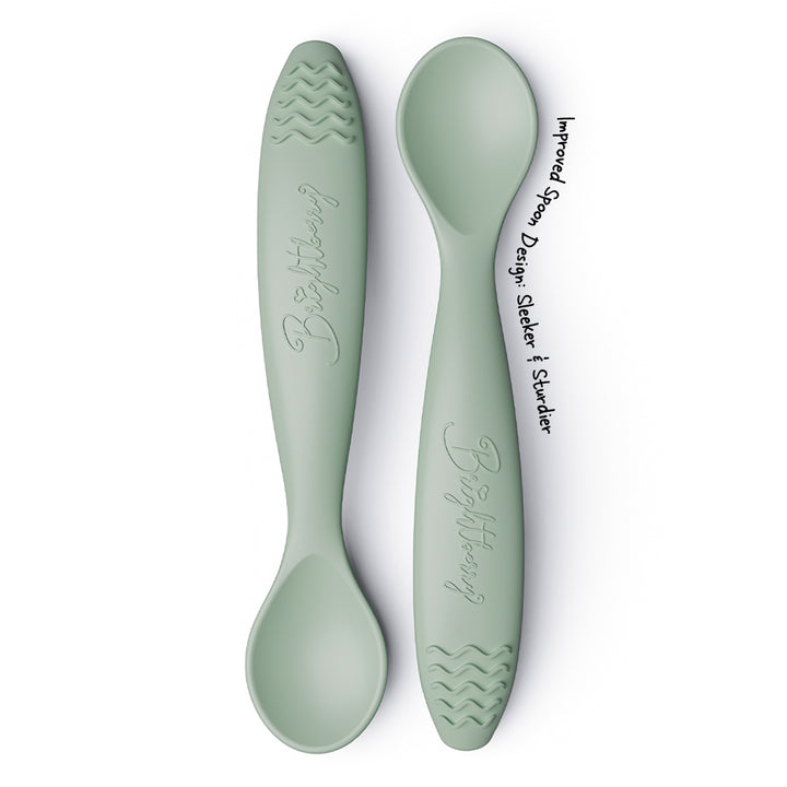 Silicone Self Feeding Spoons (2-pack)