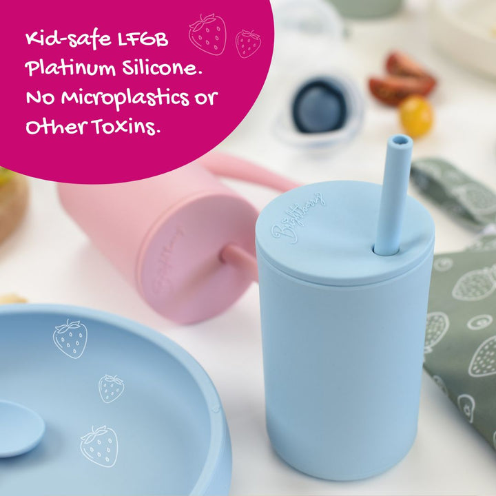 Large Kids Smoothie Cup with Straw & Secure Lid