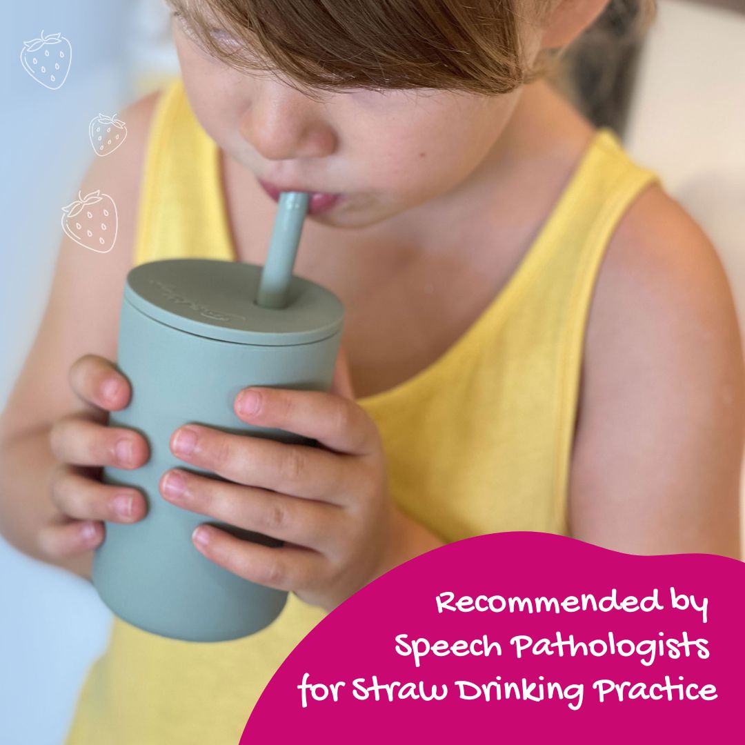 Large Kids Smoothie Cup with Straw & Secure Lid