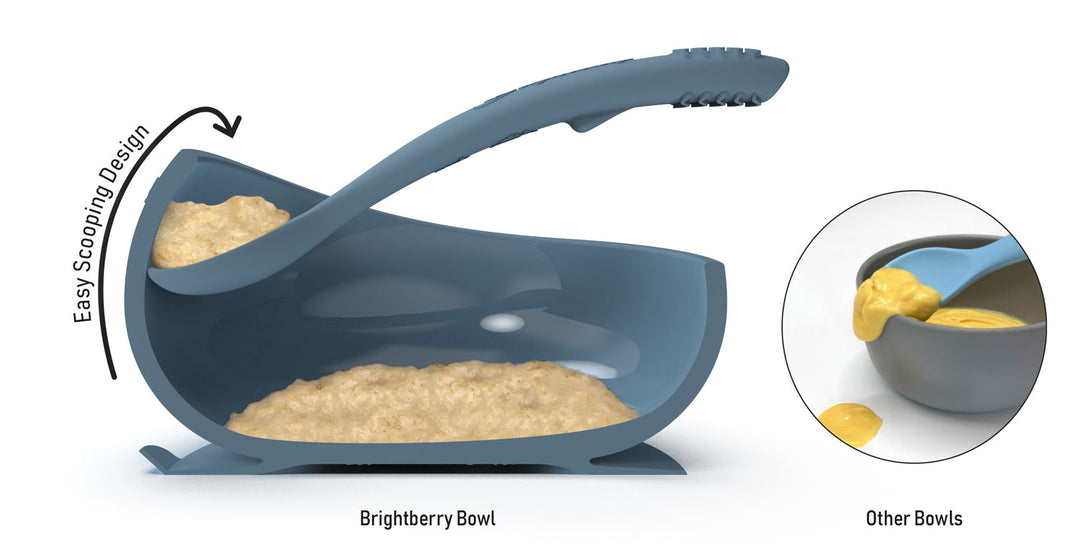 Easy scooping Brightberry Large Silicone Bowl comparison