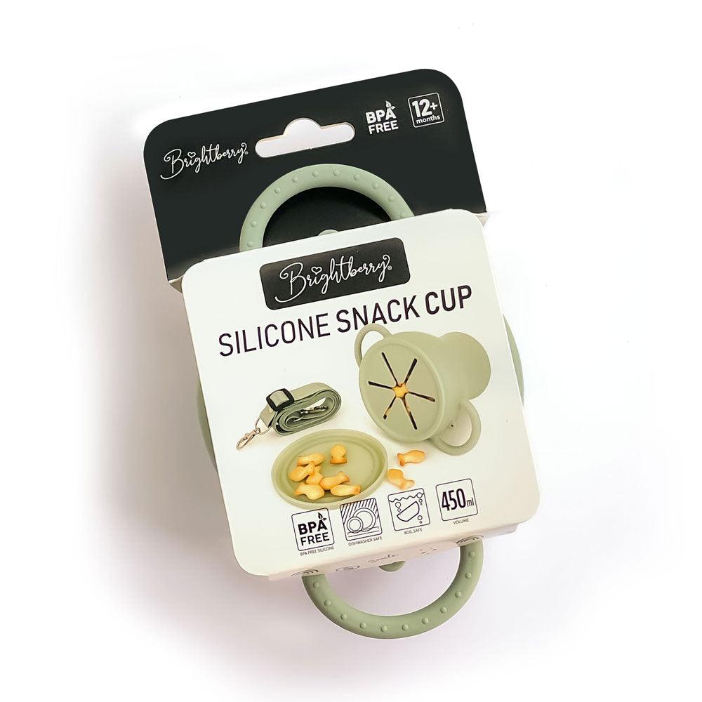 Vaso plegable de silicona para refrigerios - Salvia